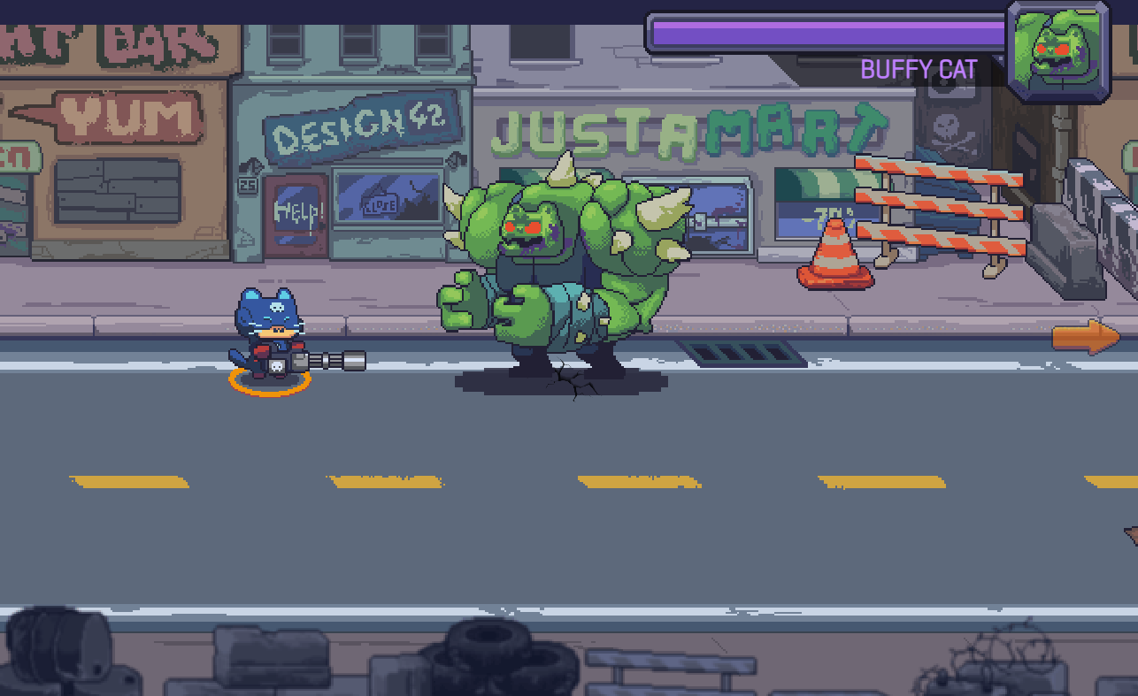 Cat Gunner: Super Zombie Shoot