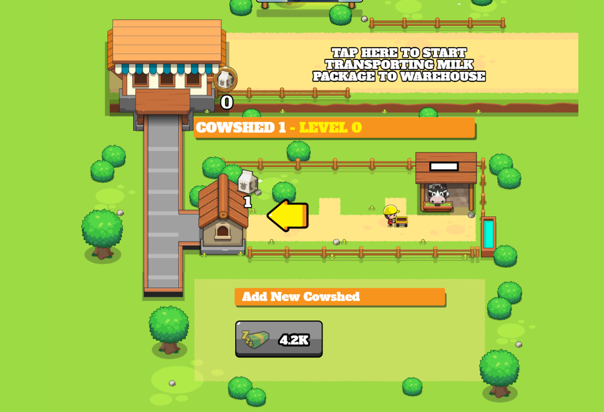 Idle Dairy Farm Tycoon screenshot 1