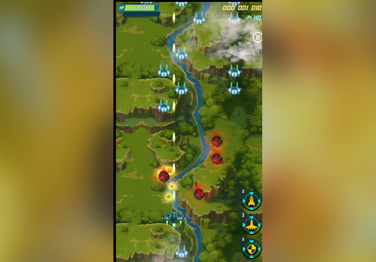 Skyforce Invaders screenshot 1