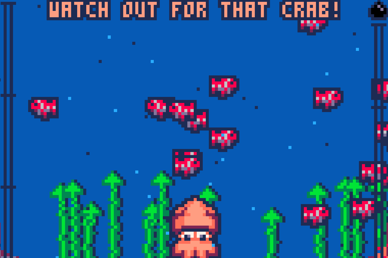 Squid! Escape! Fight! screenshot 1