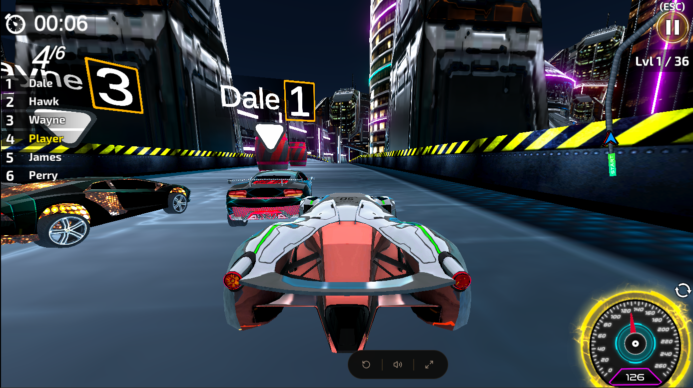 Cyber Cars Punk Racing 2 screenshot 1