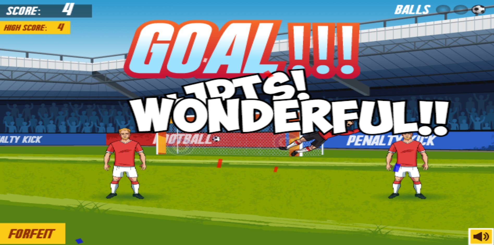 Penalty Kick Football screenshot 1