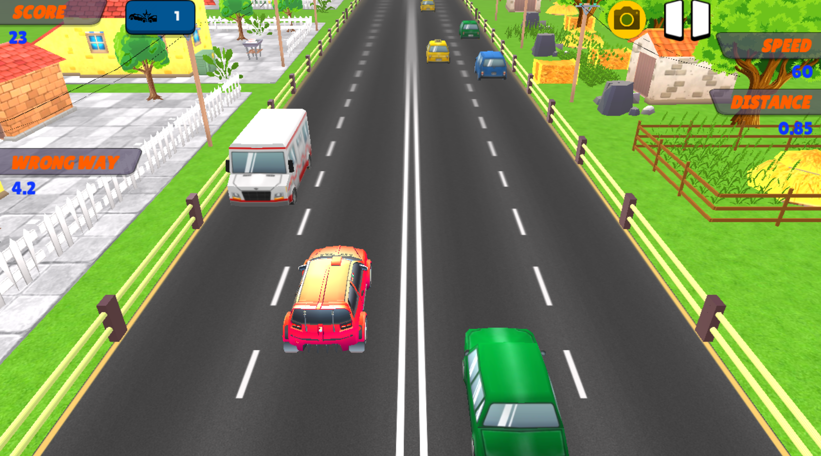 Highway Car Traffic Racer