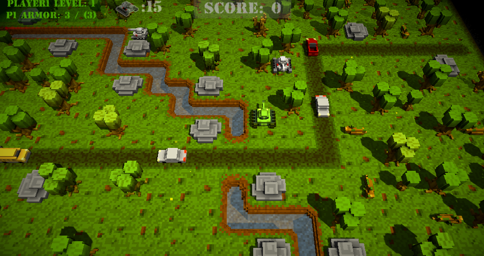 Voxel Tanks 3D