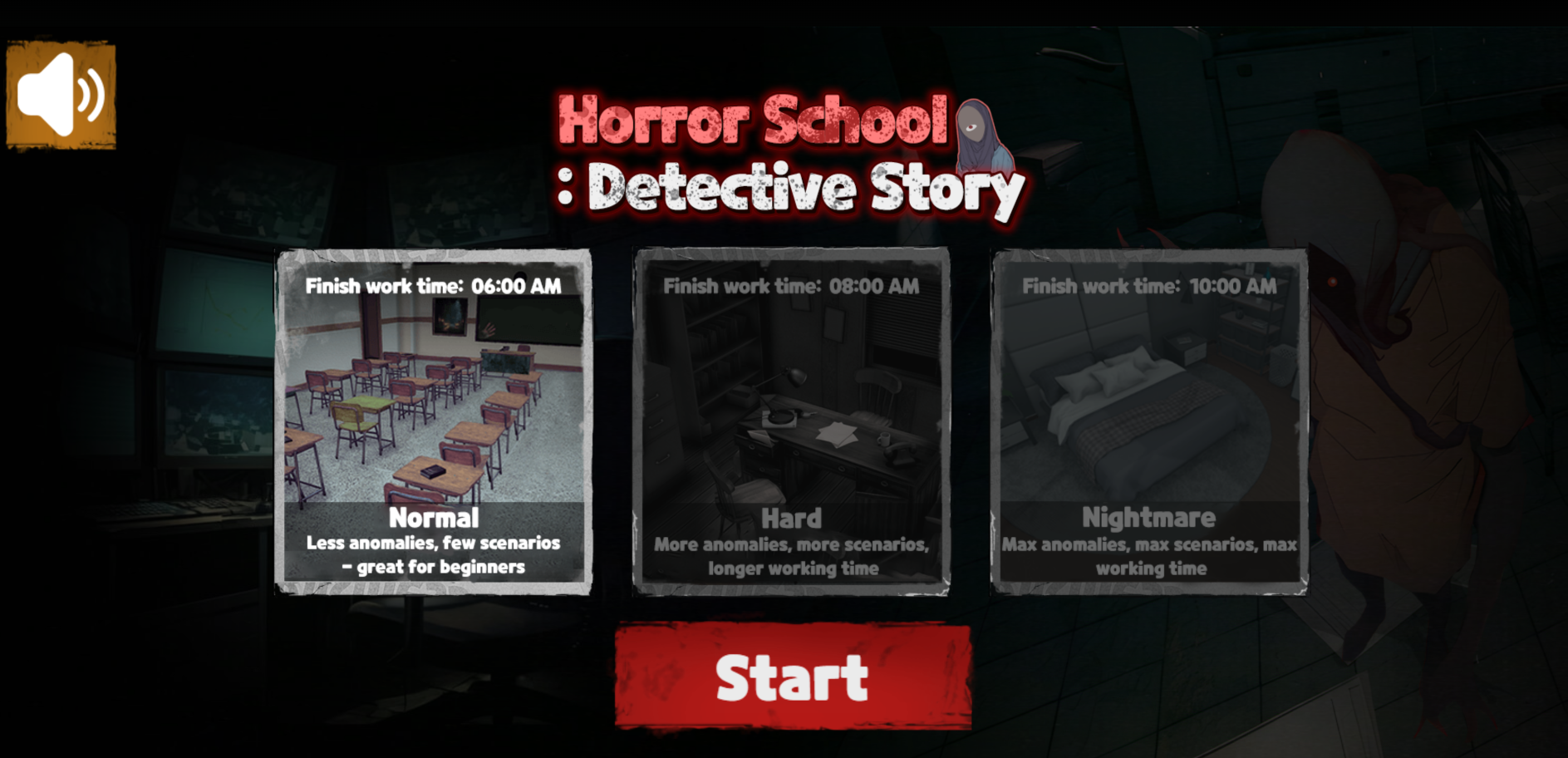Horror School: Detective Story screenshot 1
