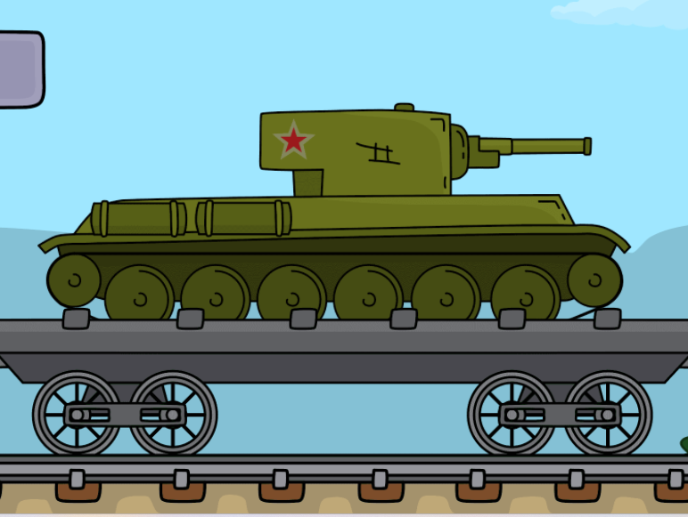 Tanks 2D Battle with Ratte