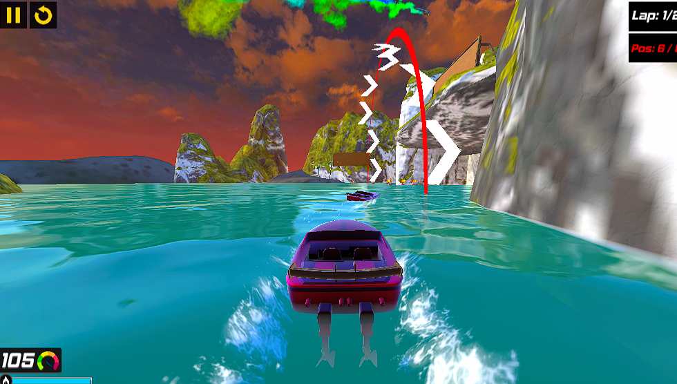 Jet Boat Racing screenshot 1