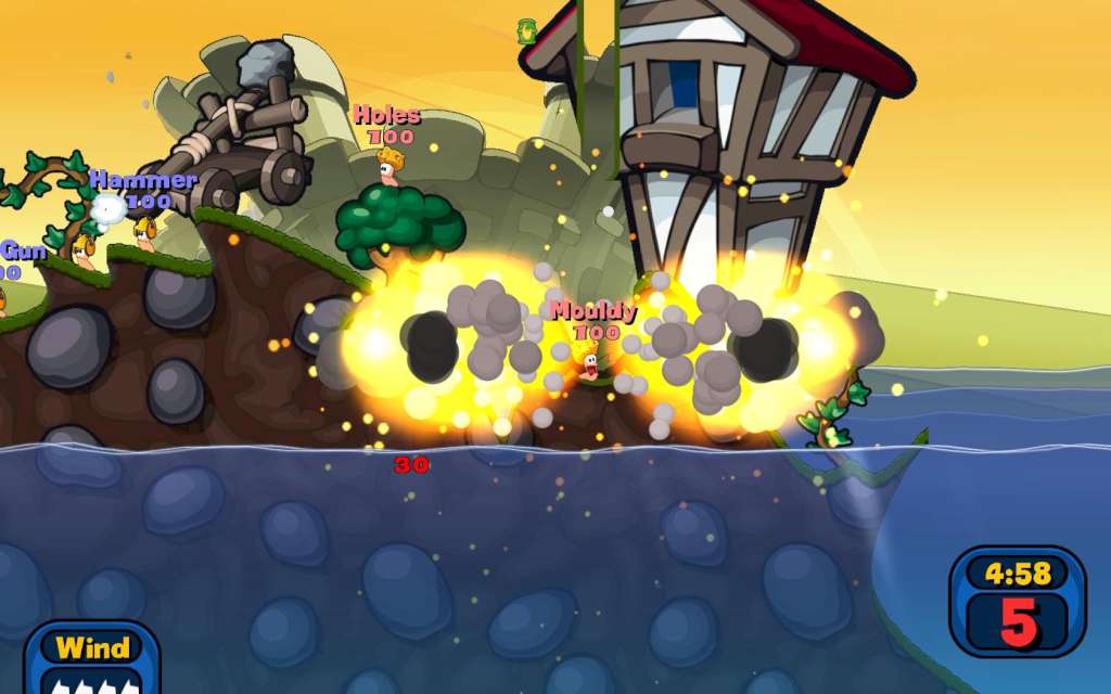 Worms Reloaded PC Steam CD Key screenshot 1
