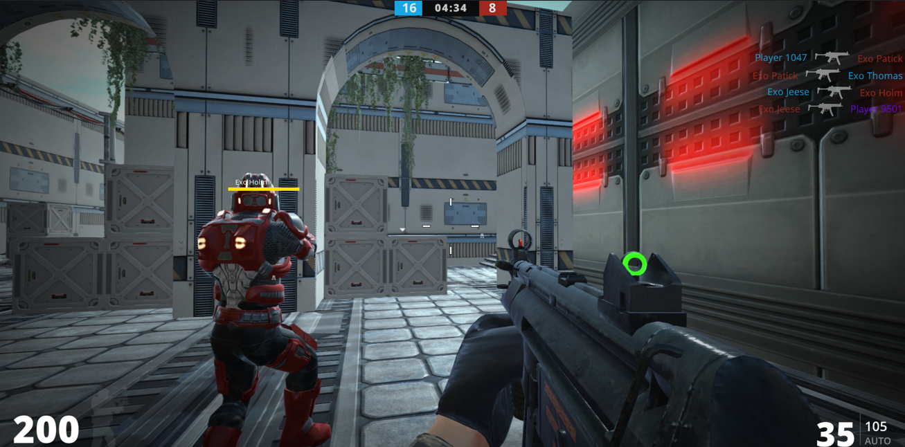 Project Exo Assault Future Combats screenshot 1