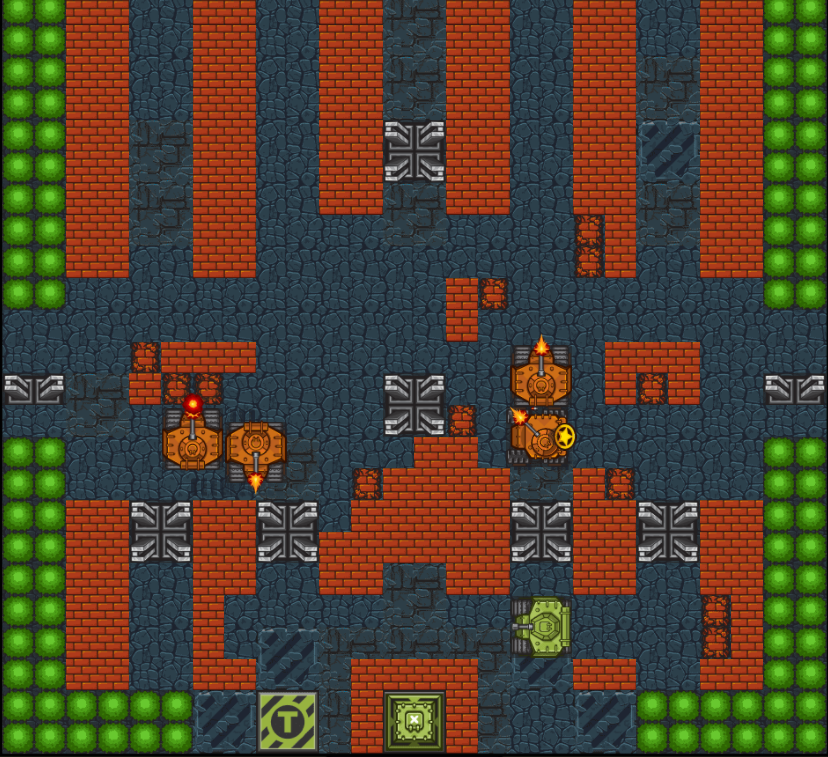 Classic Tank Wars HD screenshot 1
