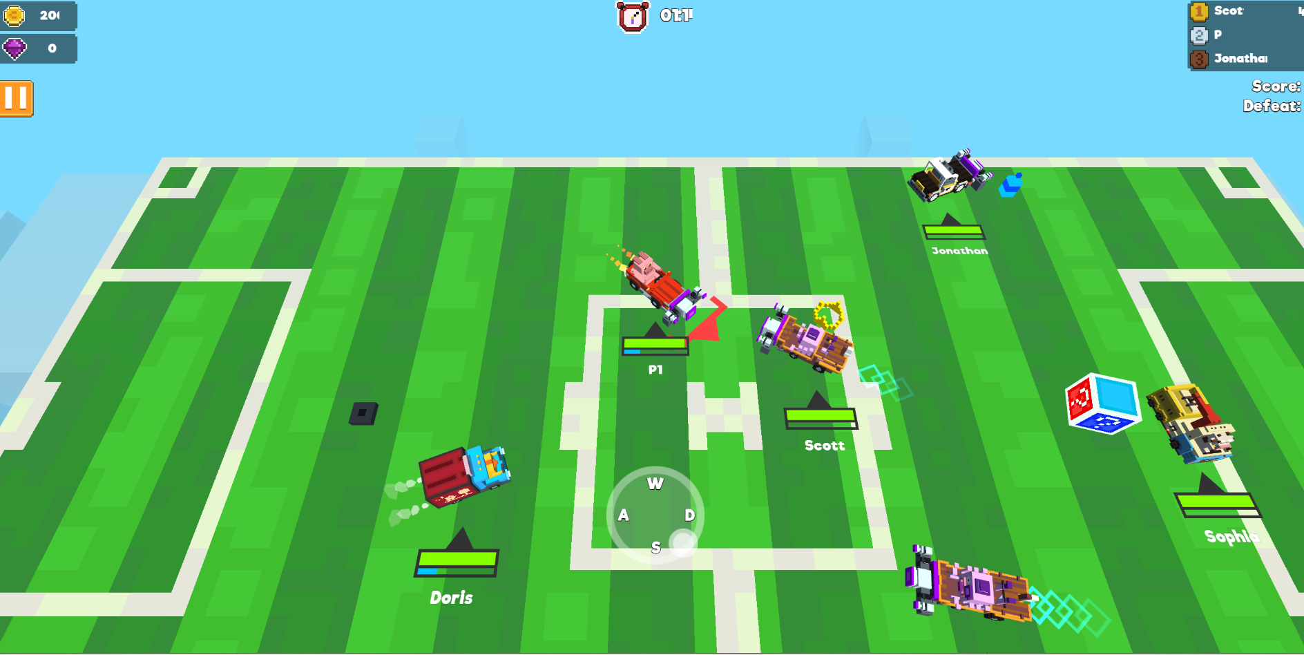 Bumper Car Demolition Race screenshot 1