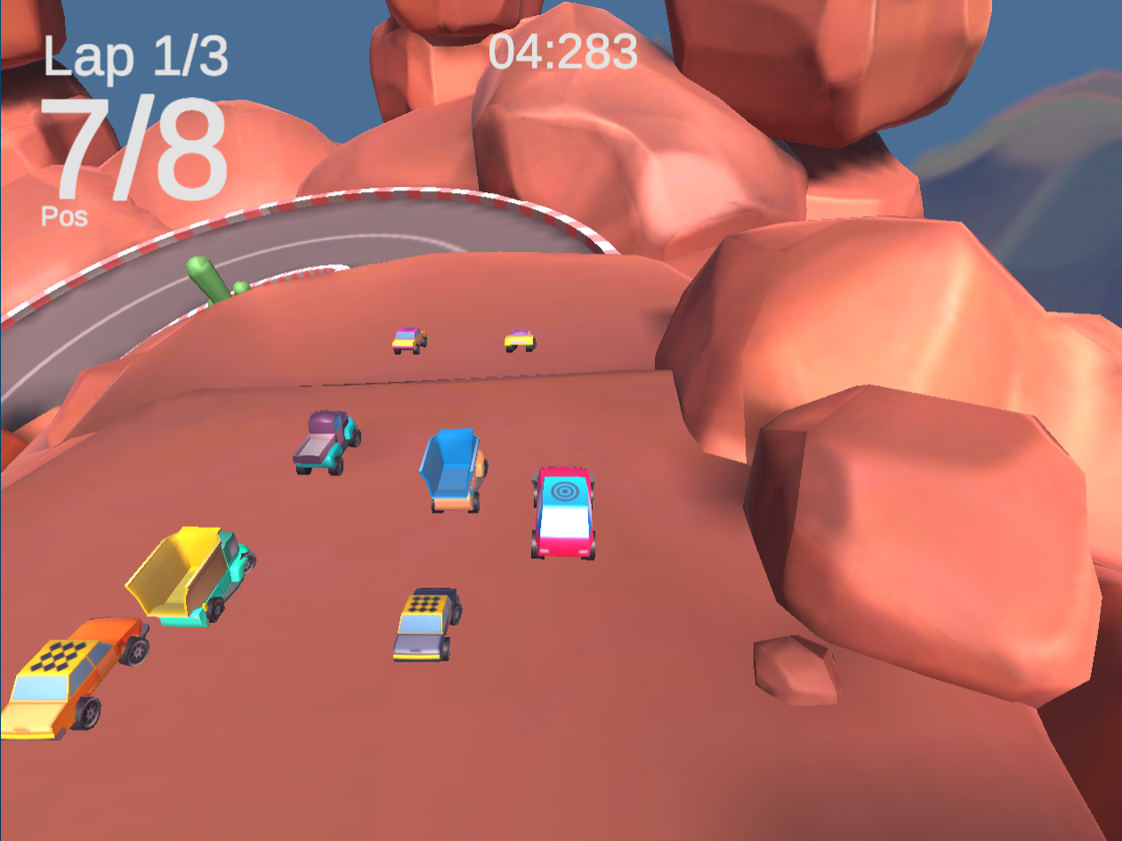 Mini Car Racing screenshot 1