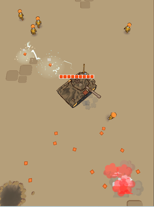 Tank Survival: Blitz War screenshot 1