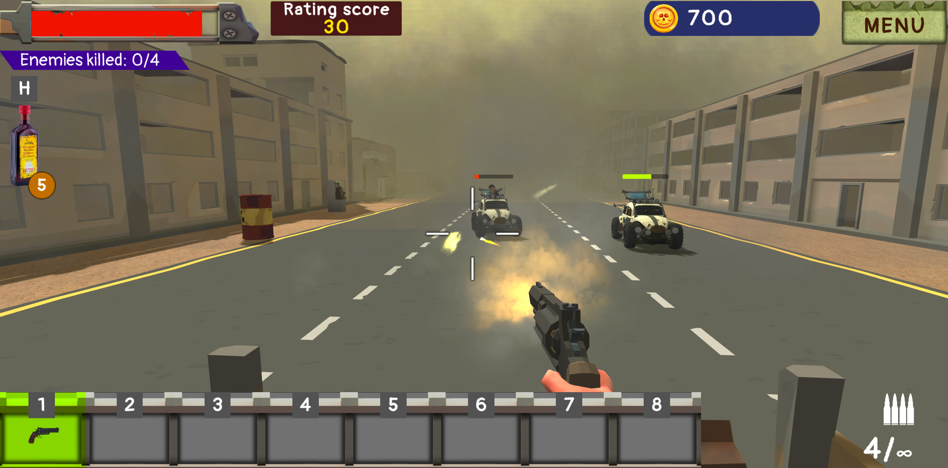 Machine-Gun Apocalypsis screenshot 1
