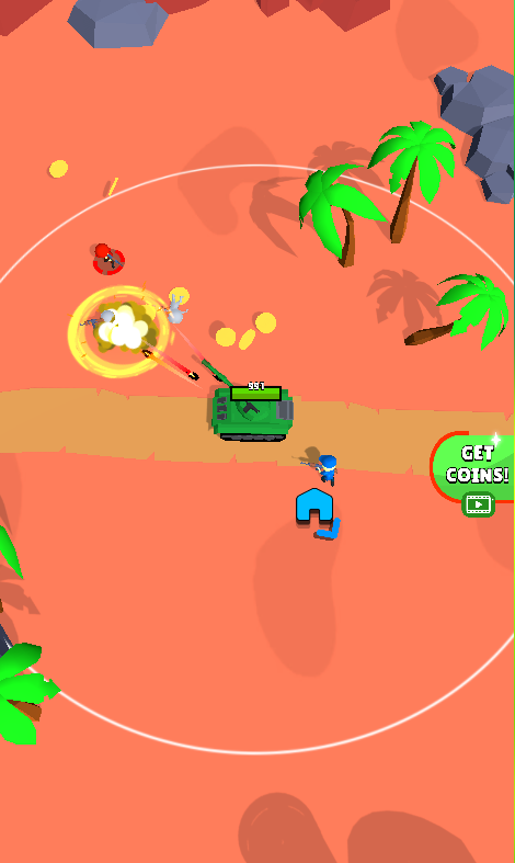 Tank Commander 3D Army Rush! screenshot 1