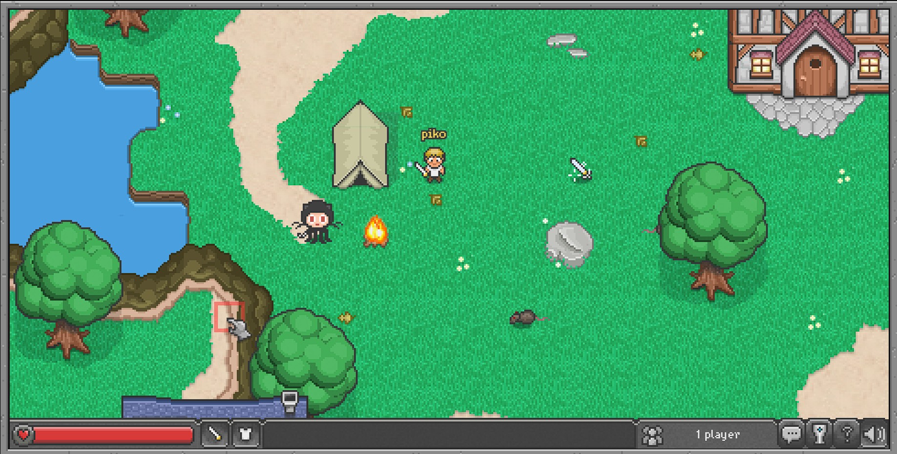 BrowserQuest screenshot 1