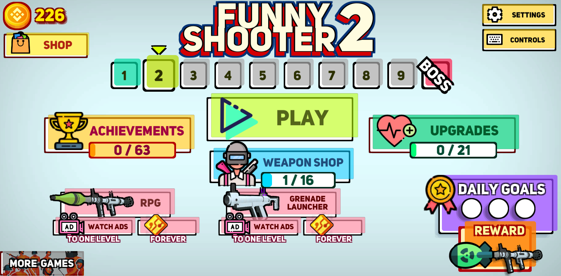 Shooter - Destroy all enemies