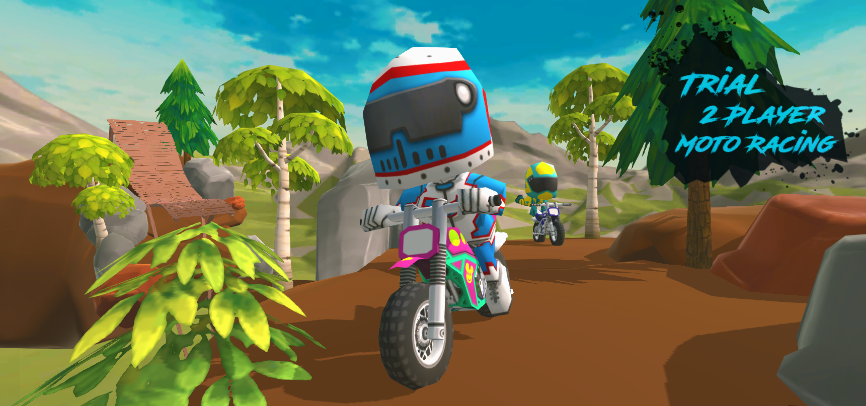 Trial 2 Player Moto Racing