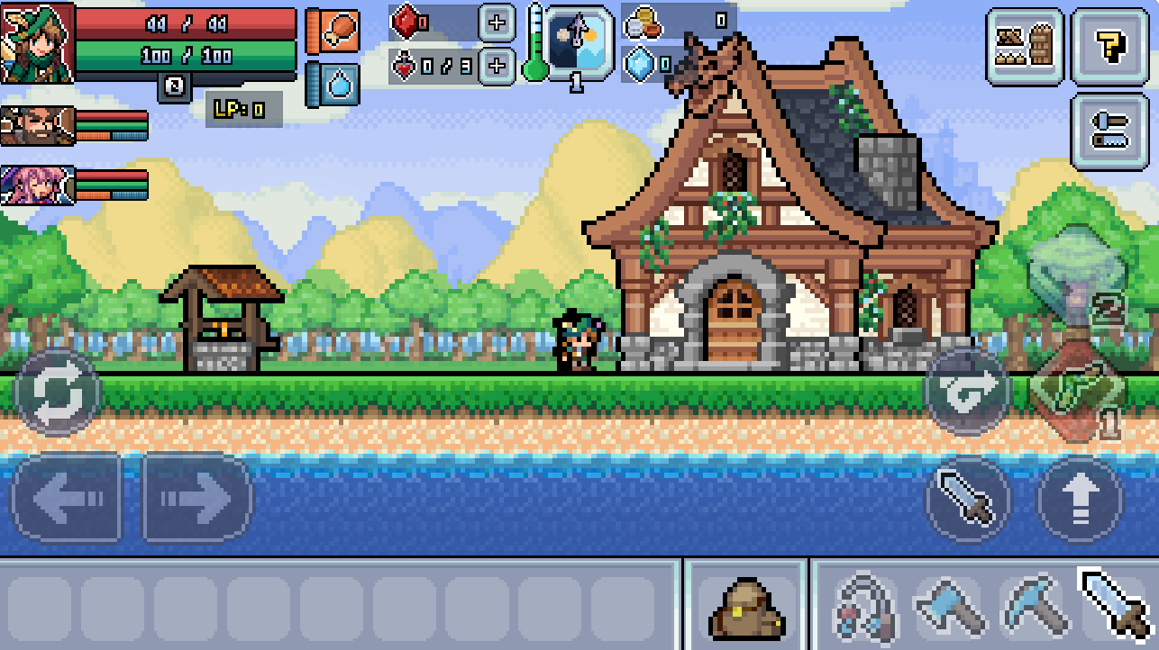 Ultra Pixel Survive 2 screenshot 1