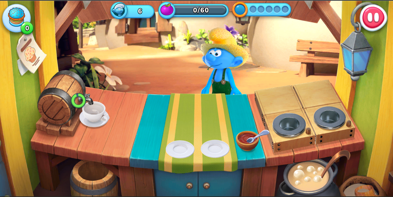 The Smurfs Cooking screenshot 1