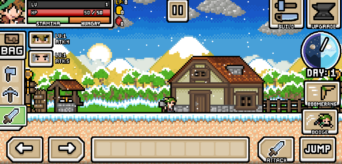 Ultra Pixel Survive: Winter Coming screenshot 1