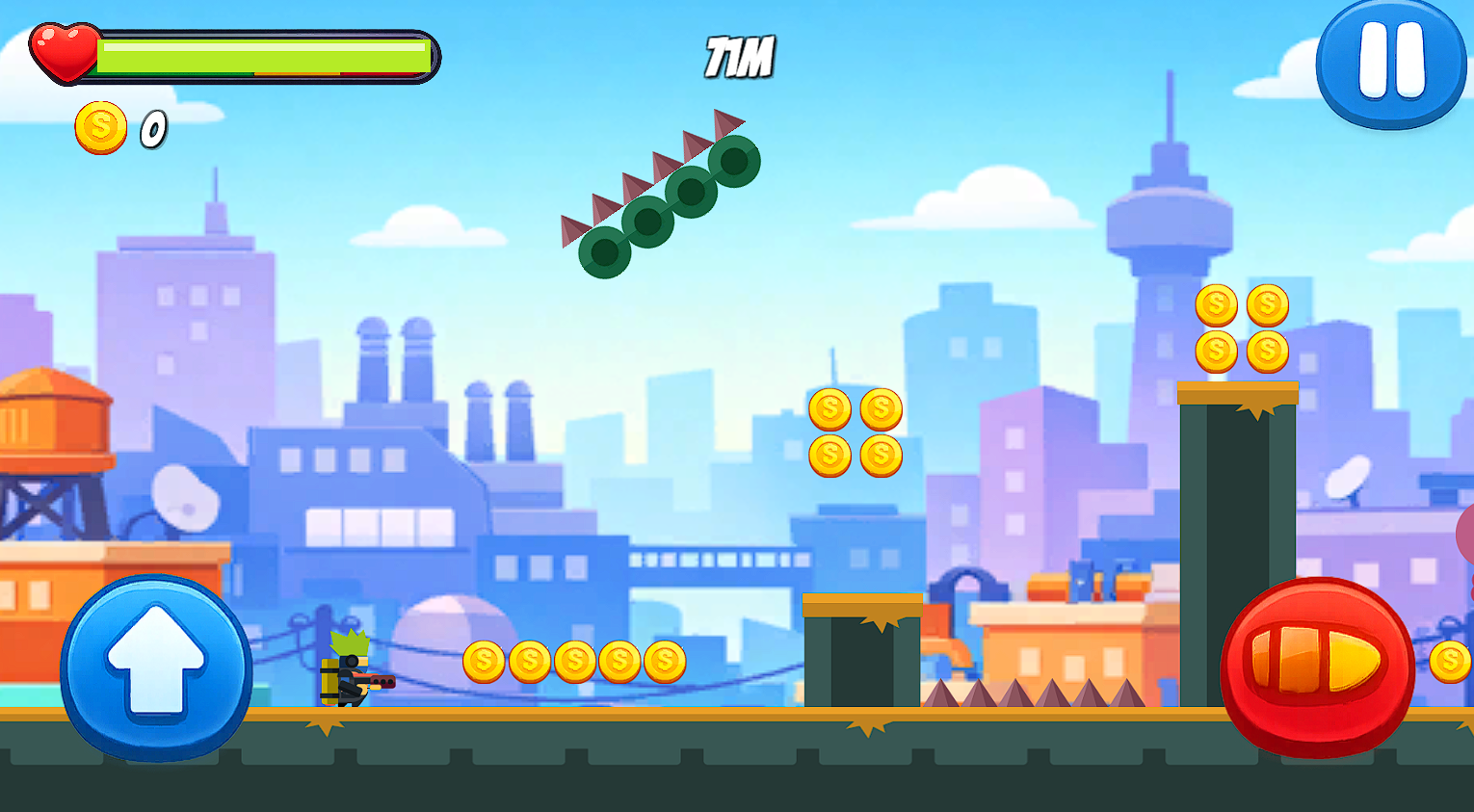 Gun Jet Runner screenshot 1