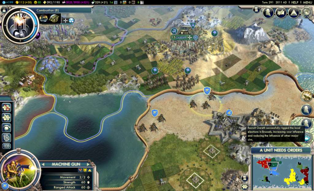 Sid Meier's Civilization V - Gods and Kings Expansion Steam CD Key screenshot 1